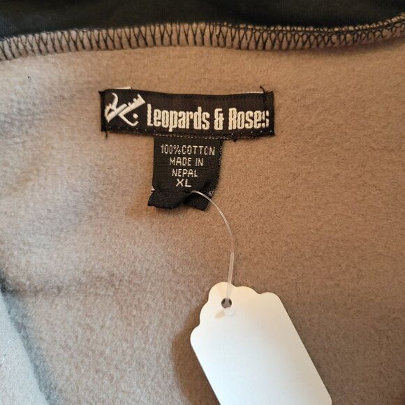 COTTON Fleece Jacket Blazer Coat 𝅺Beige Grey Bone Button JACKET- NEW - Picture 4 of 12